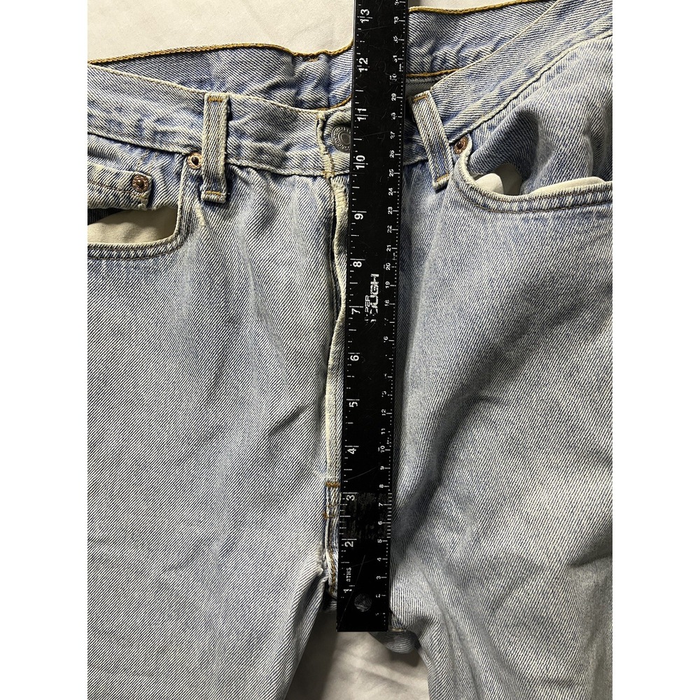 Vintage Levi's 501 Denim Jeans Men's Size 33x30 Blue Button Fly USA Made in 1995 - Picture 14 of 15
